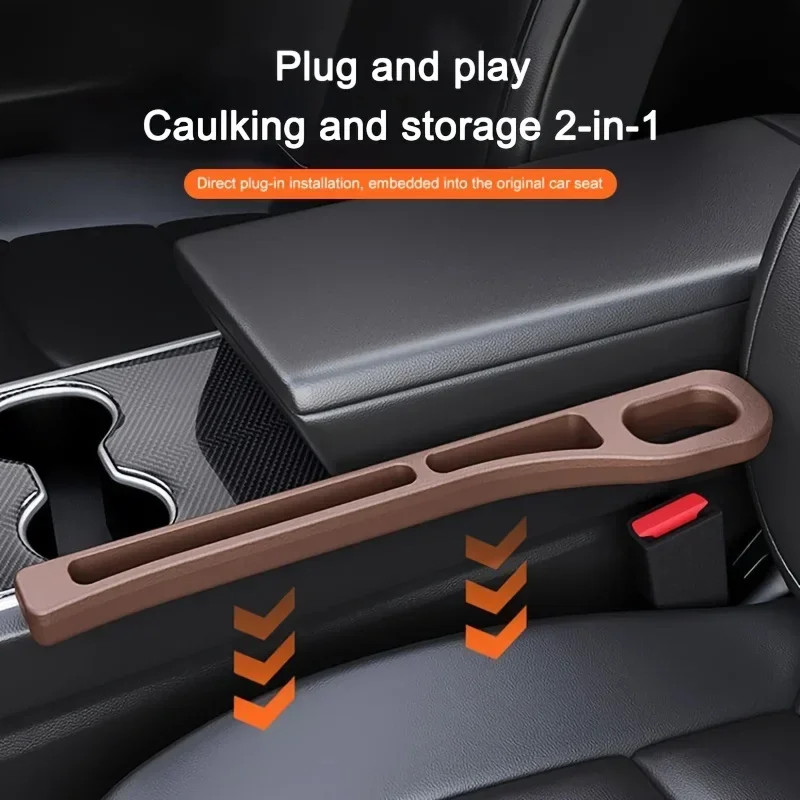 2pcs Pair Universal Car Seat Gap Plug Strip Side Seam Car Gap Filler Leak Proof