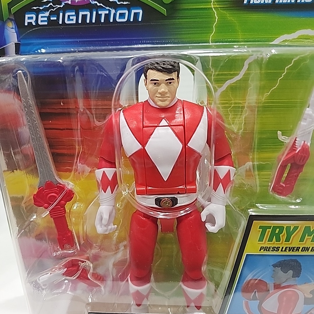 Power Rangers Re-Ignition Auto Mighty Morphin Head-Flippin&rsquo; Lot Set Playmates