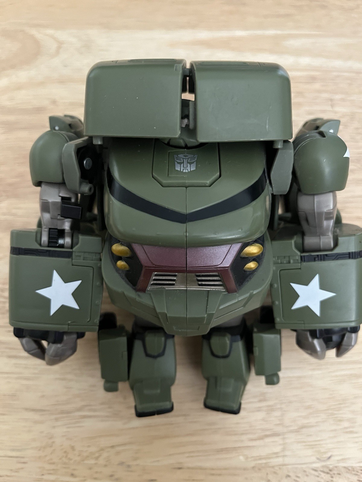 Hasbro Transformers Animated Voyager Bulkhead Figure 2008 (used)