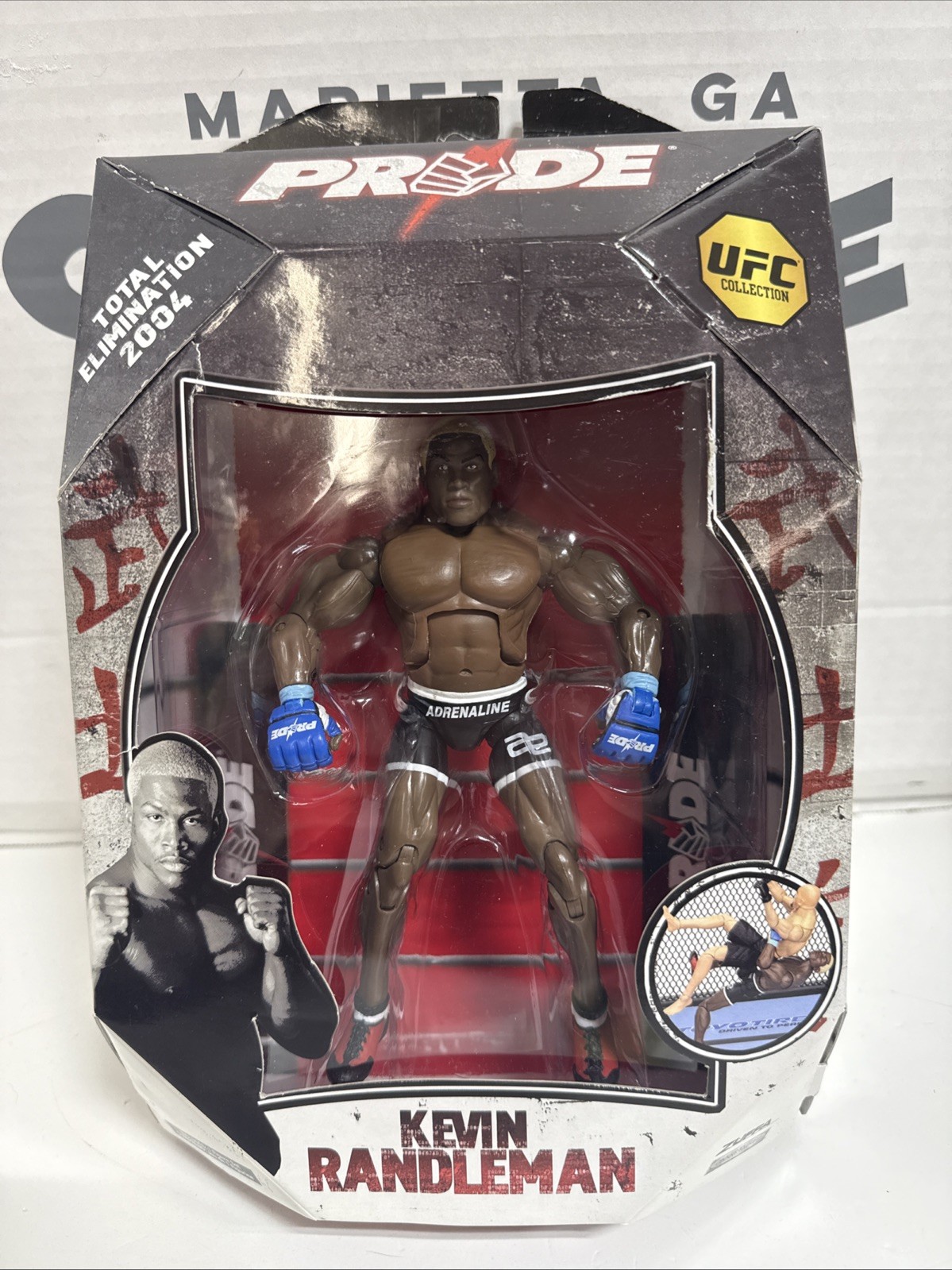 Kevin Randleman Pride Total Elimination 2004 Action Figure NEW 2009 MMA UFC