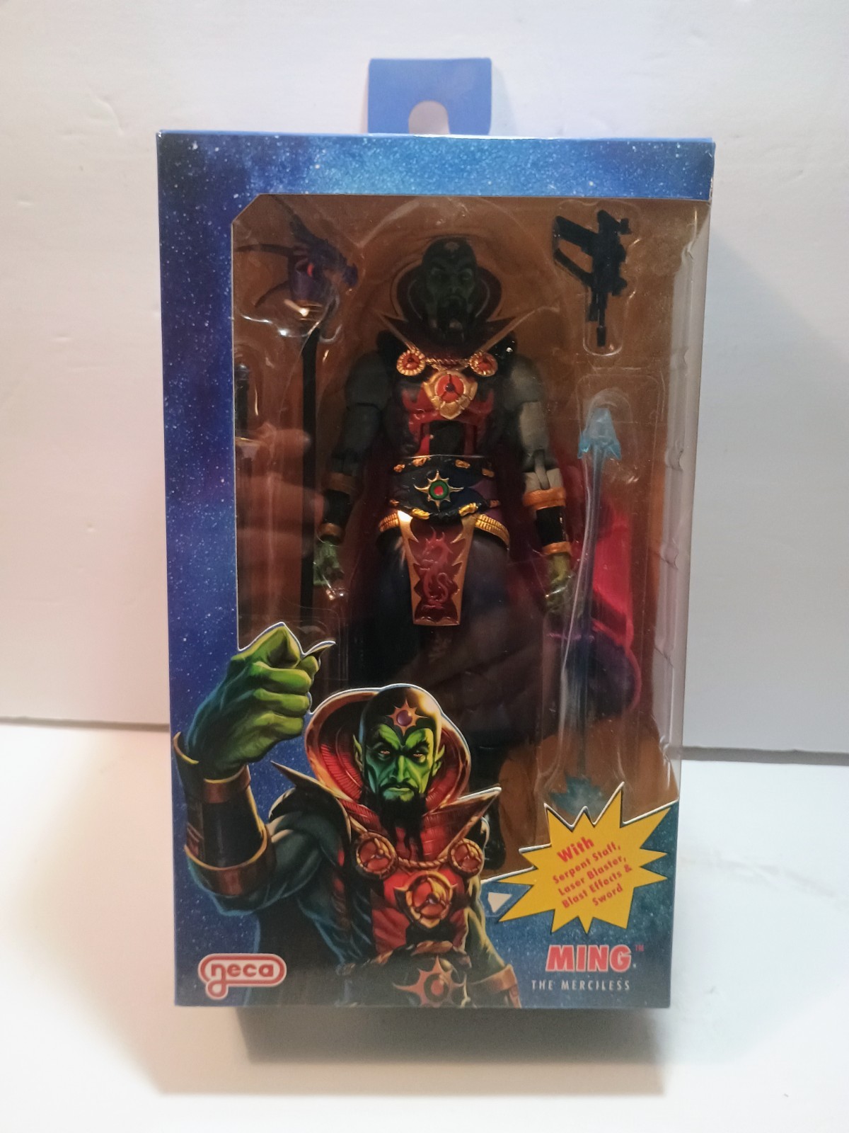 NECA Ming The Merciless Defenders of The Earth Series Action Figure New Open Box