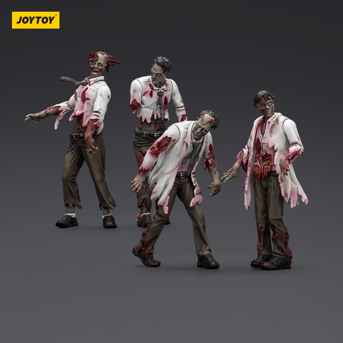 HiPlay JOYTOY 1/25 Dark Source Zombie Figure Scientists JT01604 Action Figures