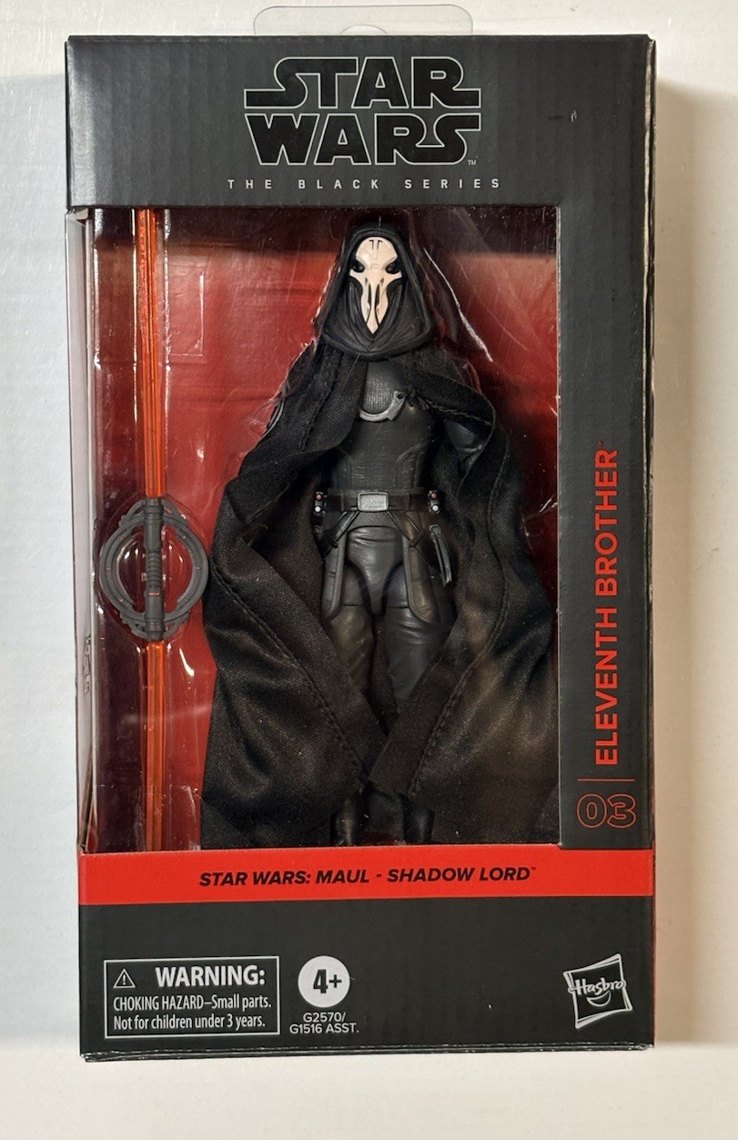 NEW IN HAND Star Wars Black Series Shadow Lord Eleventh Brother 6&Prime;