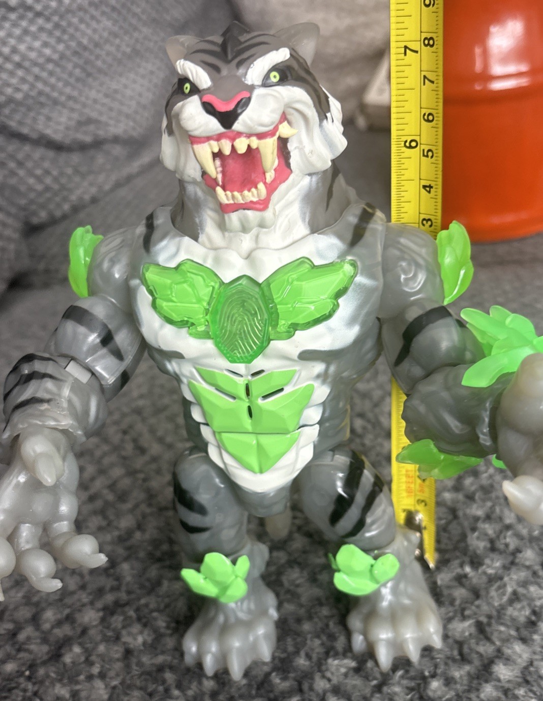 Beast Lab Big Cat Creator Action Figure Experiment Striped Tiger 7.5” Works