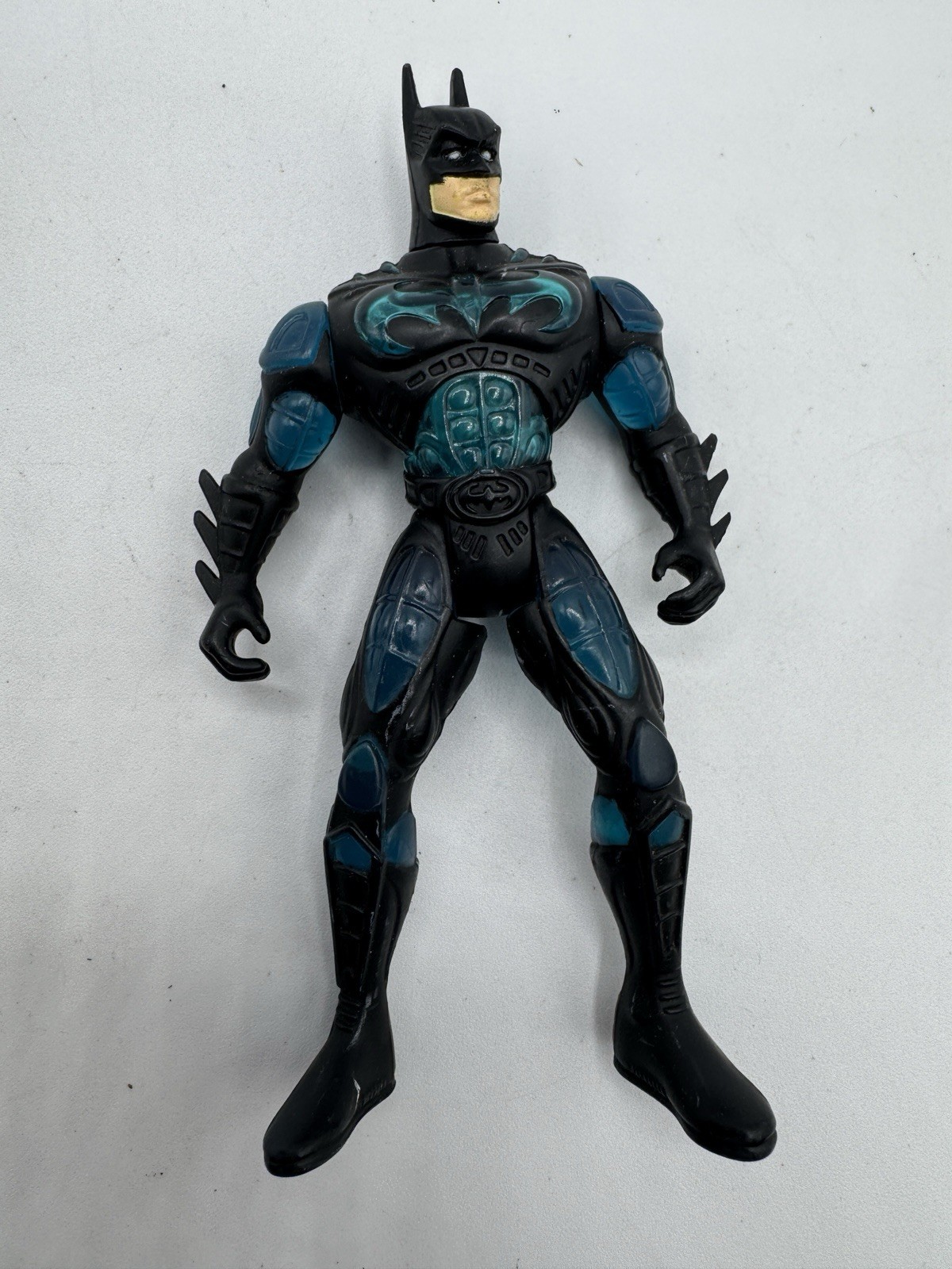 Vintage Kenner 1996 Batman Forever Blue Ice Action Figure 5” Transparent Clear