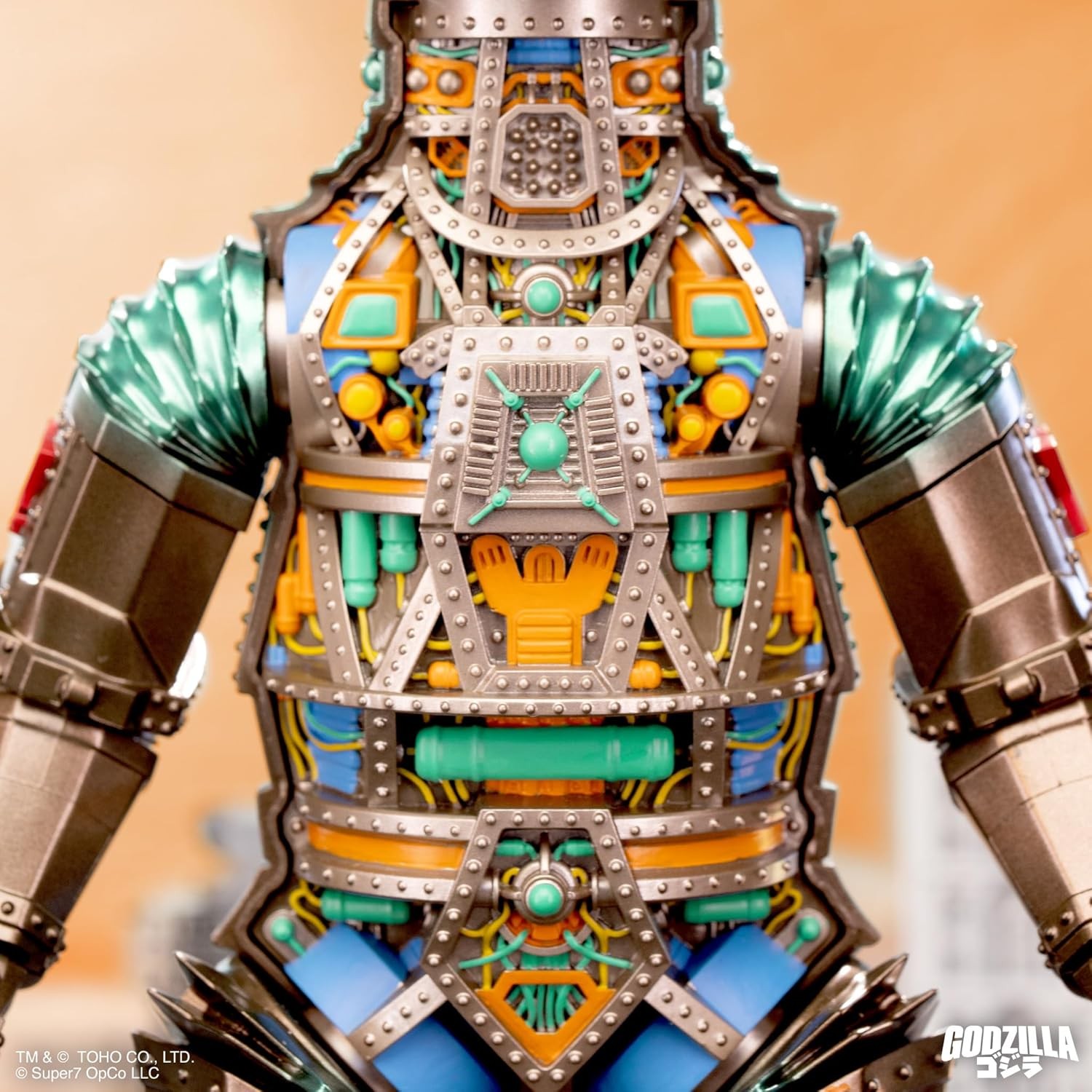 Godzilla Super Cyborg Toho Mechagodzilla 11&Prime; Toho Godzilla Action Figure Super7