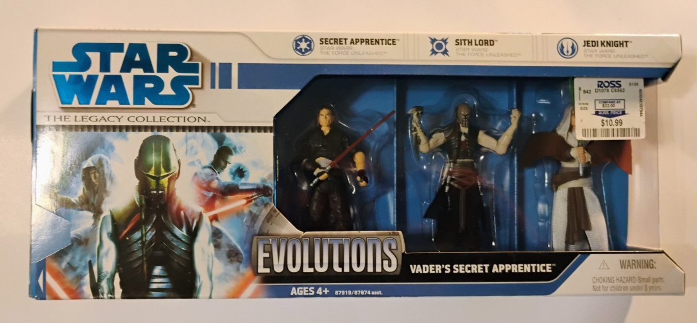 Star Wars Legacy Collection Evolutions Vader&rsquo;s Secret Apprentice Hasbro 2008