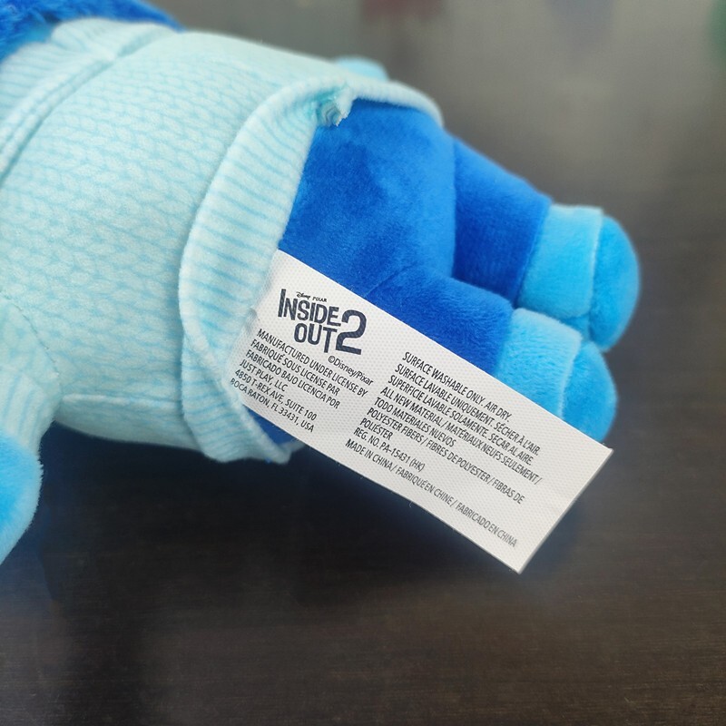 1Pcs *Disney Pixar Inside Out 2* Sadness 8.6&Prime; Cartoon Cute Plush Toy- In Stock