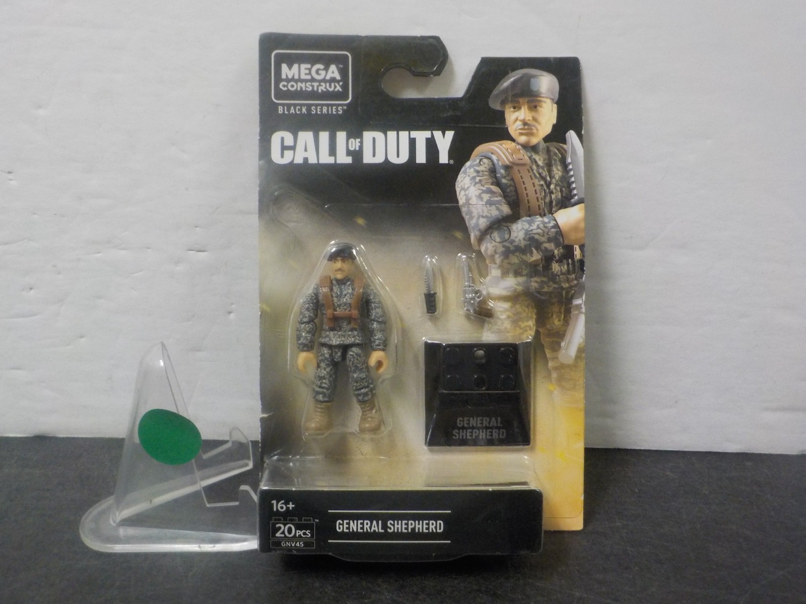 G508 Mega Construx Call of Duty GNV45 General Shepherd Collector Building Bloks