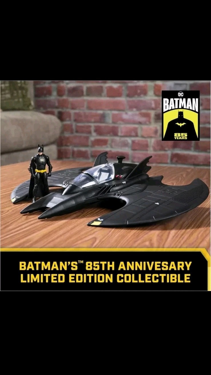 DC Spin Master Batman Returns Batwing & 4 » Figure 85 Yrs Keaton Limited Edition