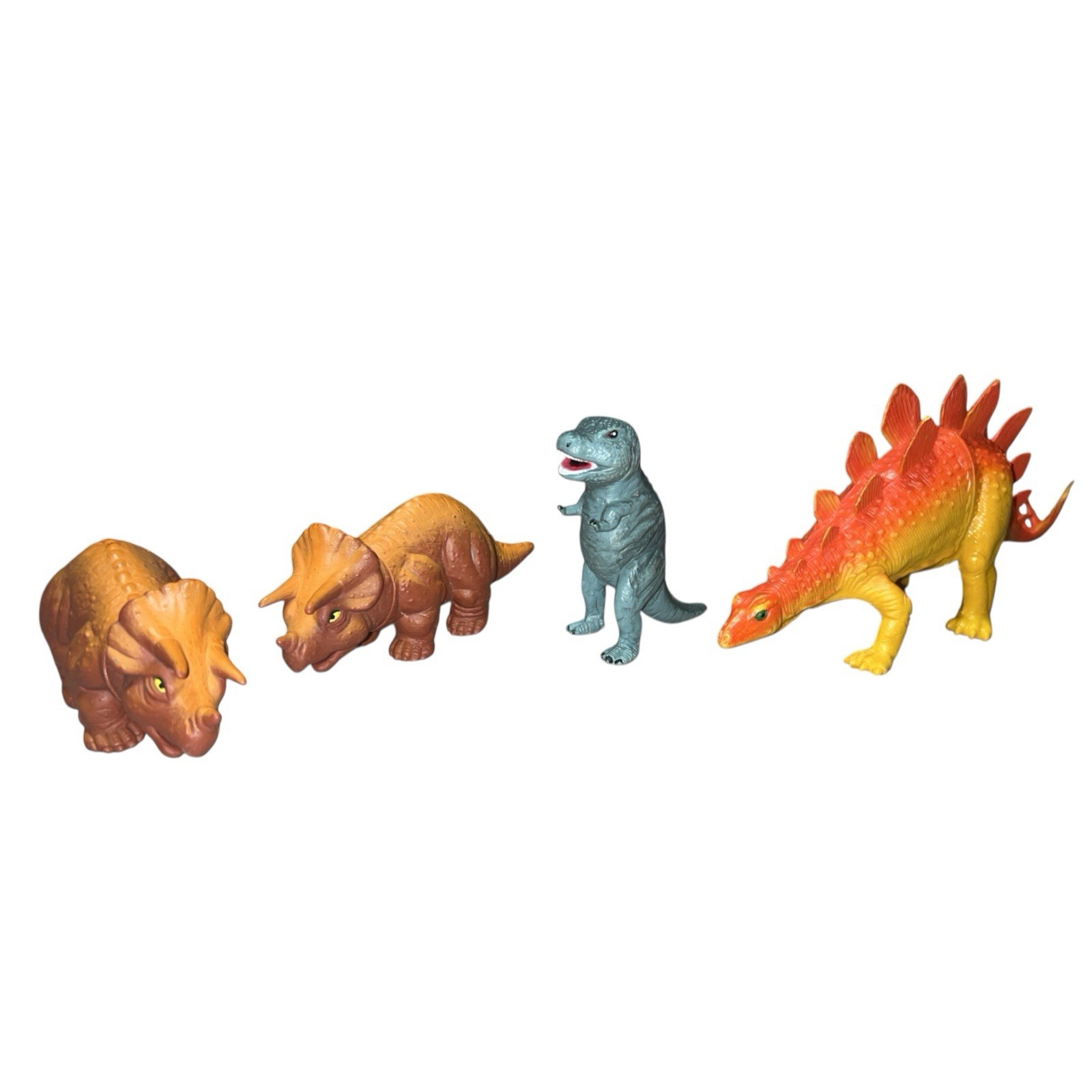 vintage dinosaur toys lot Of (4) 1985-1988 Playskool, Imperial & HG
