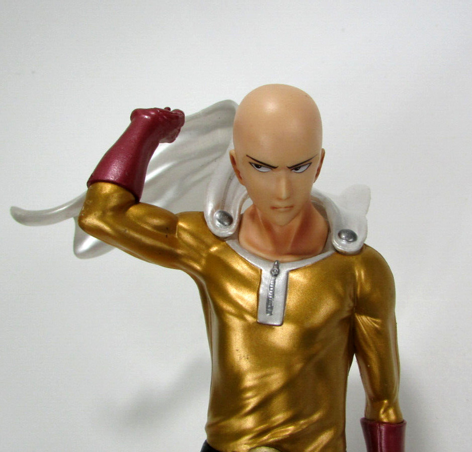 McFarlane One-Punch Man Saitama Figure 8&Prime; Loose NO Foot Stand One Punch HTF