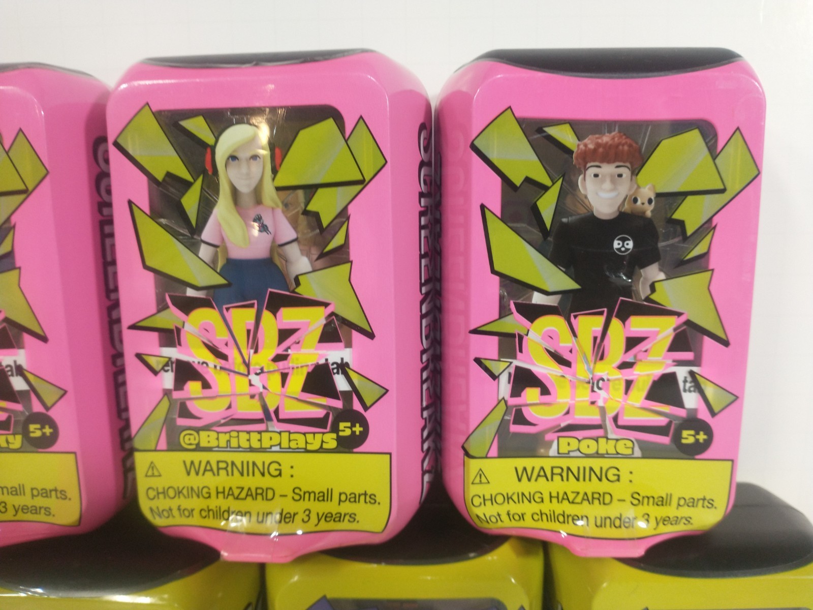 9 ScreenBreakZ GamerZ SBZ Figures Toy Lot New BrittPlays Poke Cam Wilder Flight