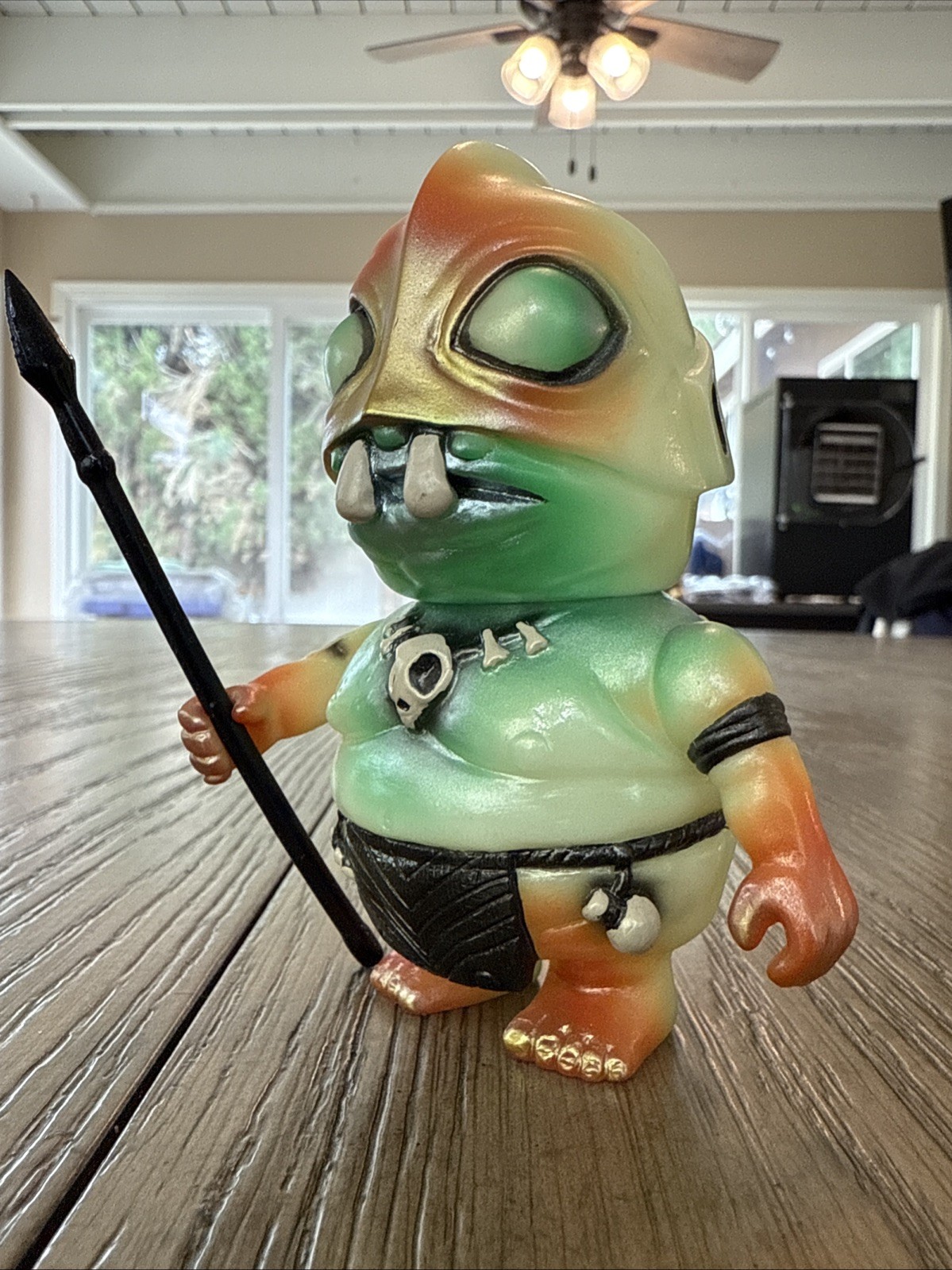 Sofubi Soft Vinyl Atomica Exotica Glowing Head Designer Art Medicom Kaiju Toy