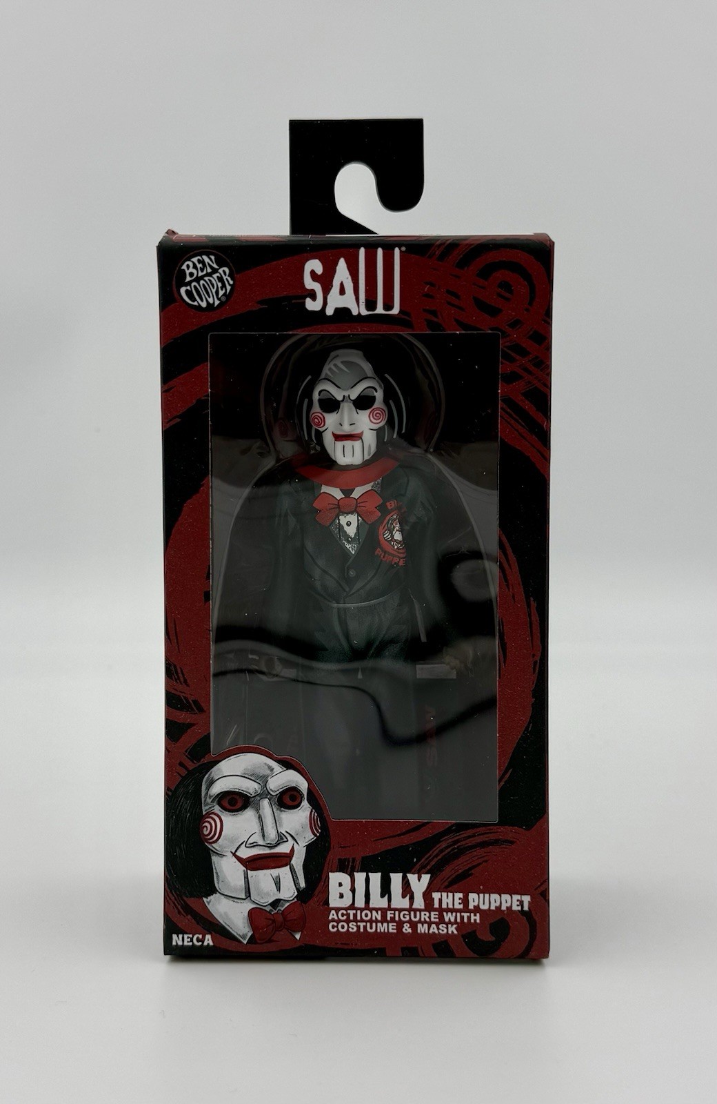 Neca Ben Cooper SAW Billy The Puppet Halloween Costume Action Figure 5”