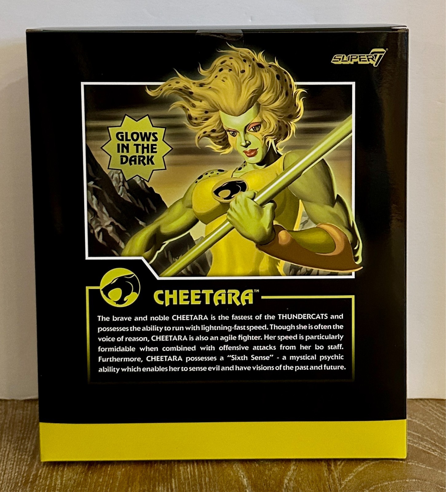 Super7 Thundercats Ultimates CHEETARA Super Speed Glow Figure NEW BBTS Exclusive