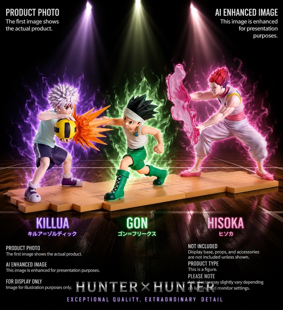 HUNTER x HUNTER Gon Killua Hisoka GI Prize Figure Set Japan