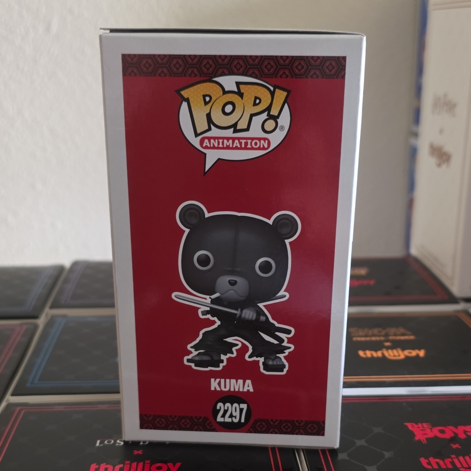 Funko Pop! Animation Kuma Afro Samurai Vinyl Bear Figurine Black #2297 3+