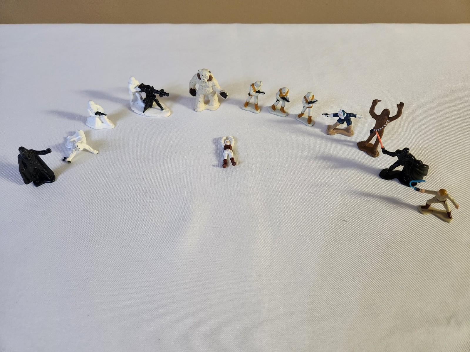 1982 Star Wars Micro Collection Hoth Metal Die Cast Figures Lot 13 DARTH VADER +