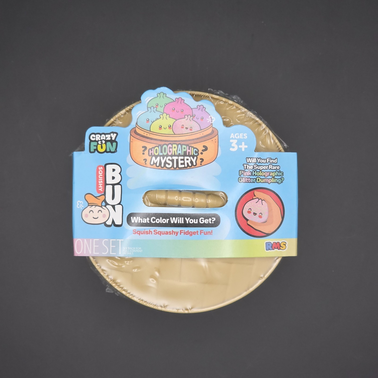 (1 pack) Holographic Mystery Squishy S10 – The Viral Mystery Dumpling! TIK TOK