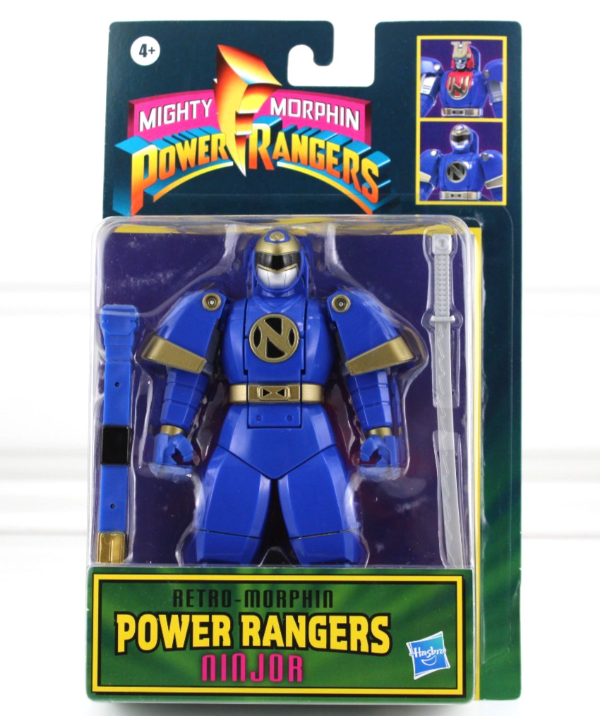Mighty Morphin Power Rangers Retro Ninjor 6.5&Prime; Fliphead Action Figure 2021 New