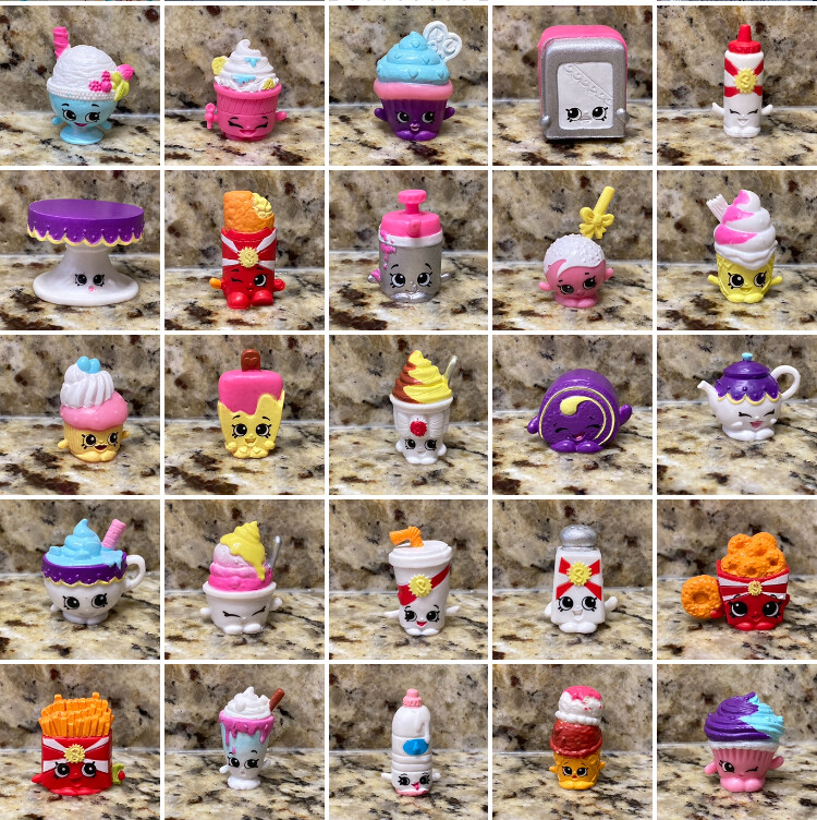 Shopkins Season 3 Food Fair #FF-001 THRU #FF-036 Preowned Figures You Choose
