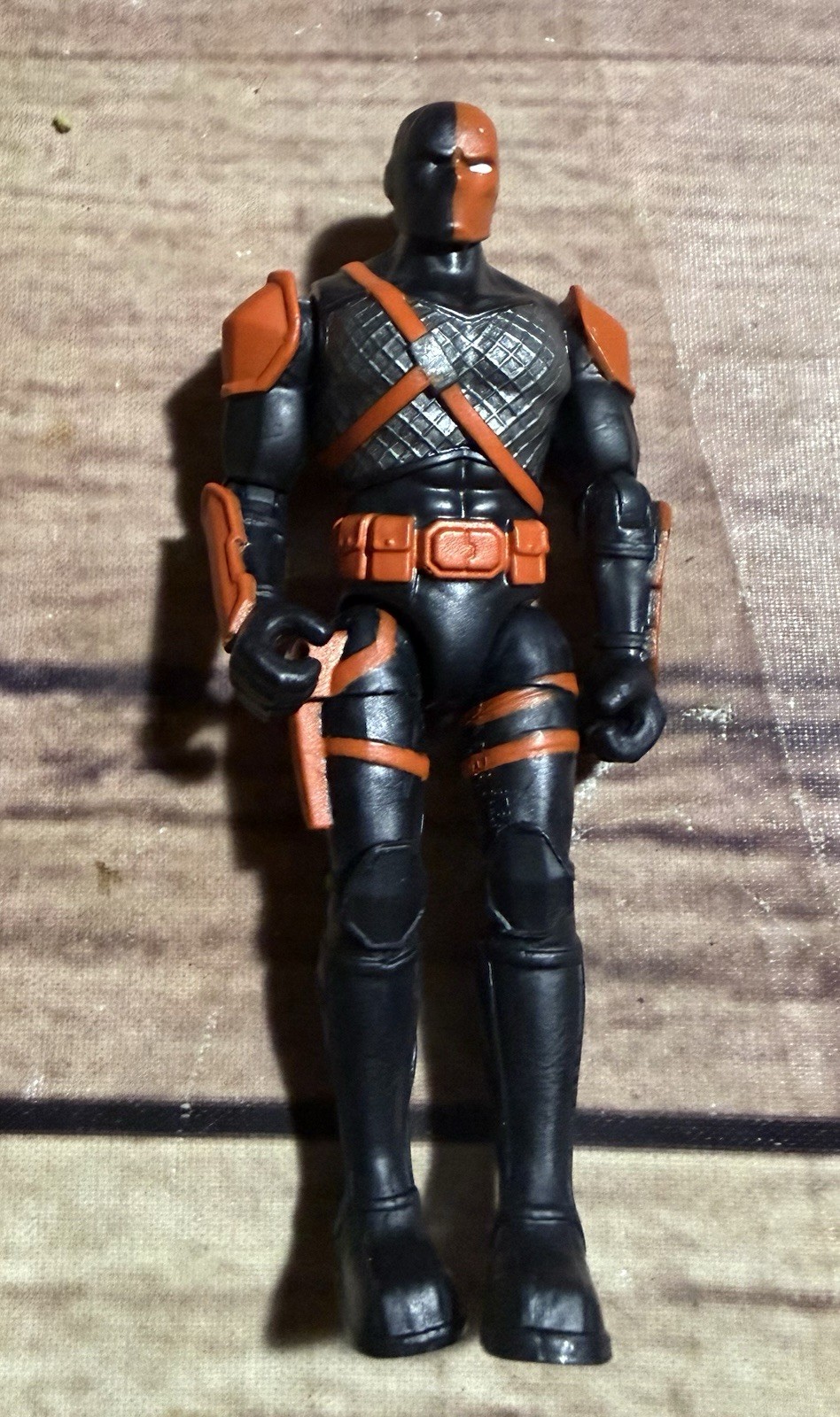 Spin Master Deathstroke 4&Prime; Action Figure Pony Tail Intact DC Comics