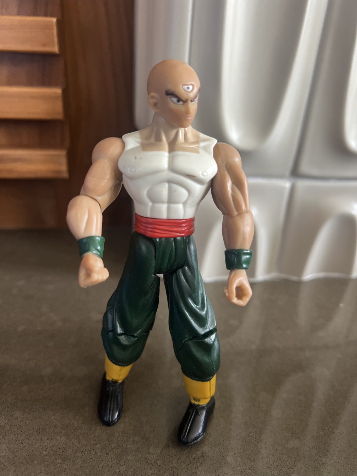 DRAGON BALL Z TIEN SHINHAN FIGURE 2003 JAKKS Pacific 7”