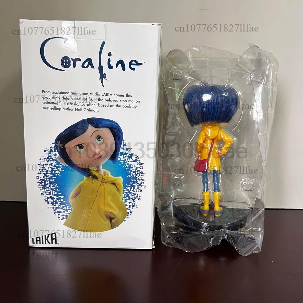Coraline Jones Articulated Figure Raincoat Sweater in Striped Shirt Toy La Girl