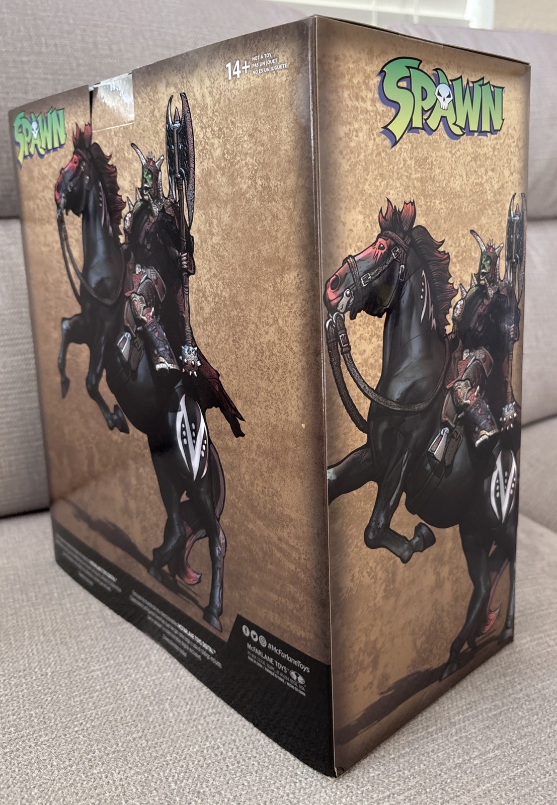 Spawn 2025 McFarlane Toys Digital Gold Label Bloodaxe Spawn:The Dark Ages Figure