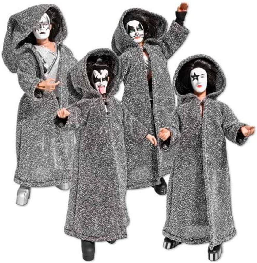Set of 4 Silver Phantom Robes for 8 Inch Action Figures