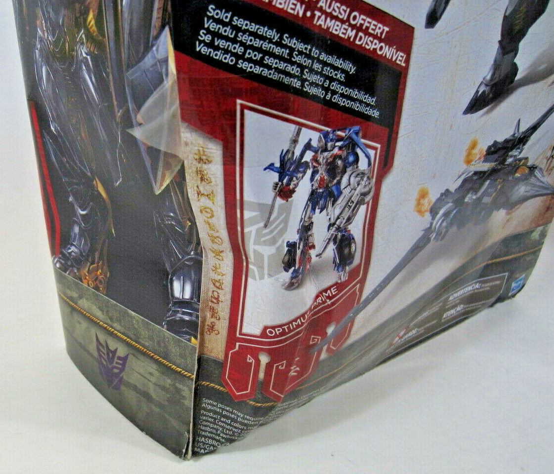 *Damaged PKG* Hasbro Transformers Last Knight MEGATRON Leader Class 9&Prime; Figure