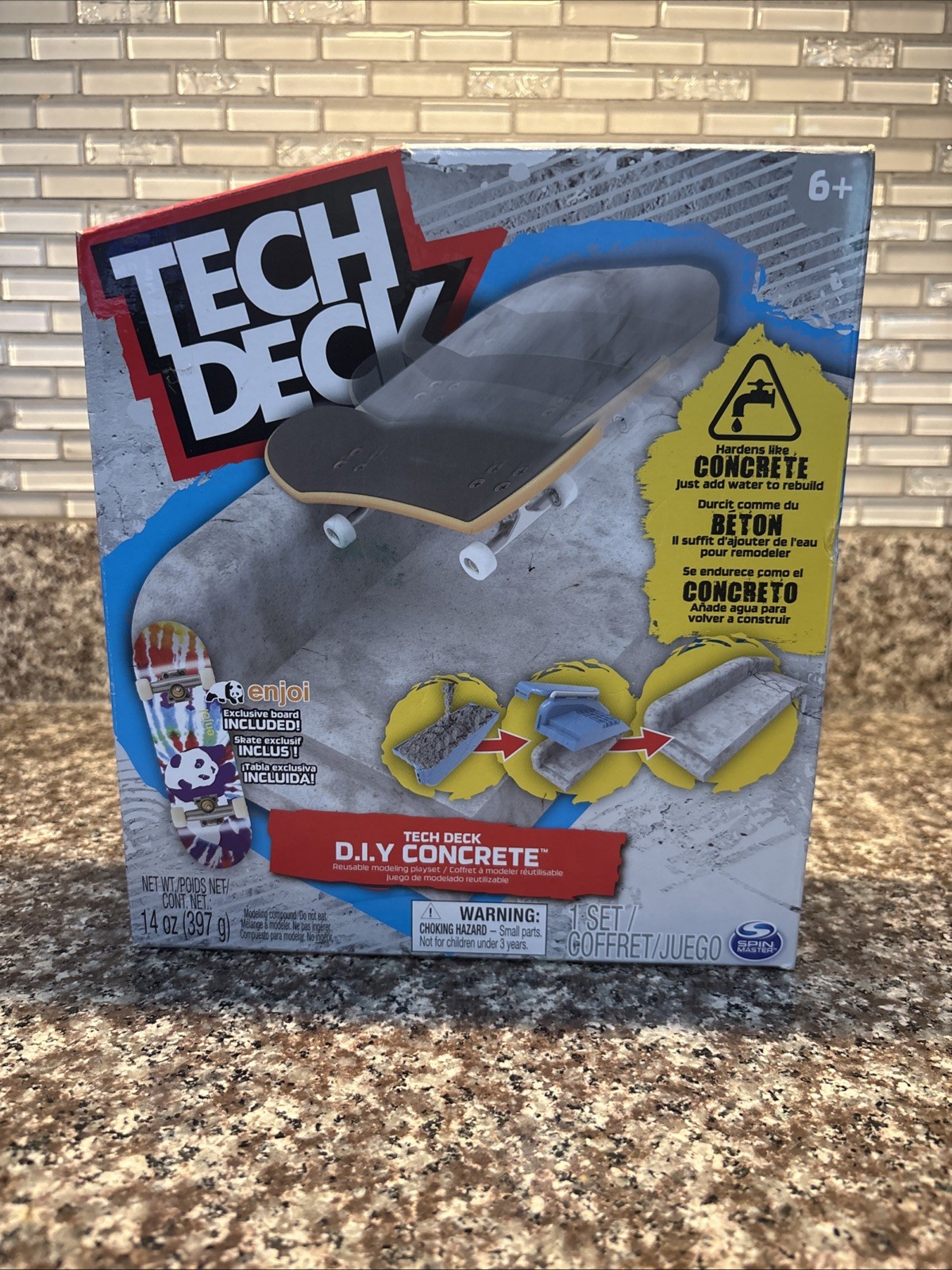 Tech Deck D.I.Y Concrete Reusable Modeling Playset