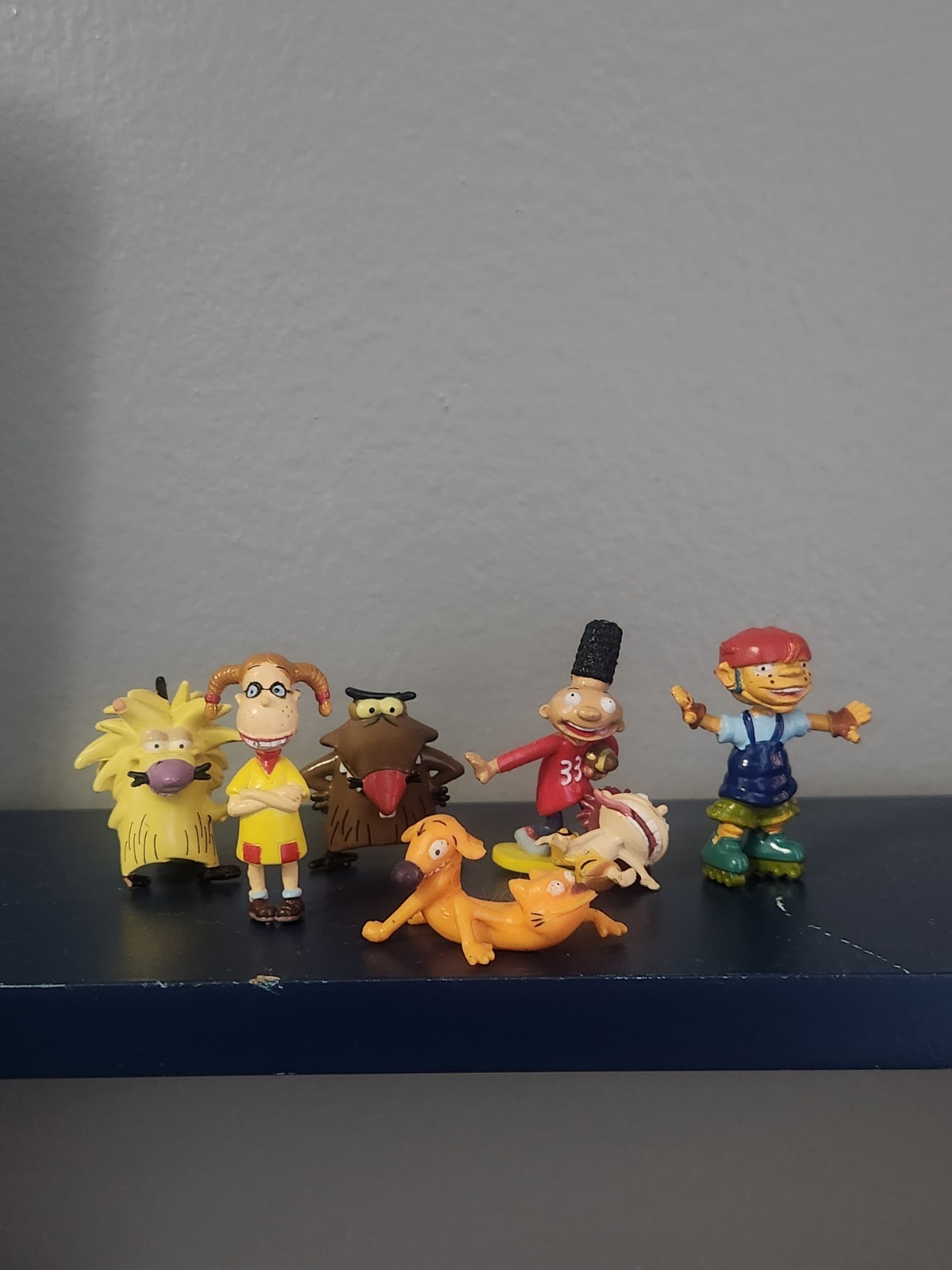 2000s Nickelodeon 2&Prime; Capsule Toy Figure Lot Of 7 Wild Thornberrys Catdog Twister