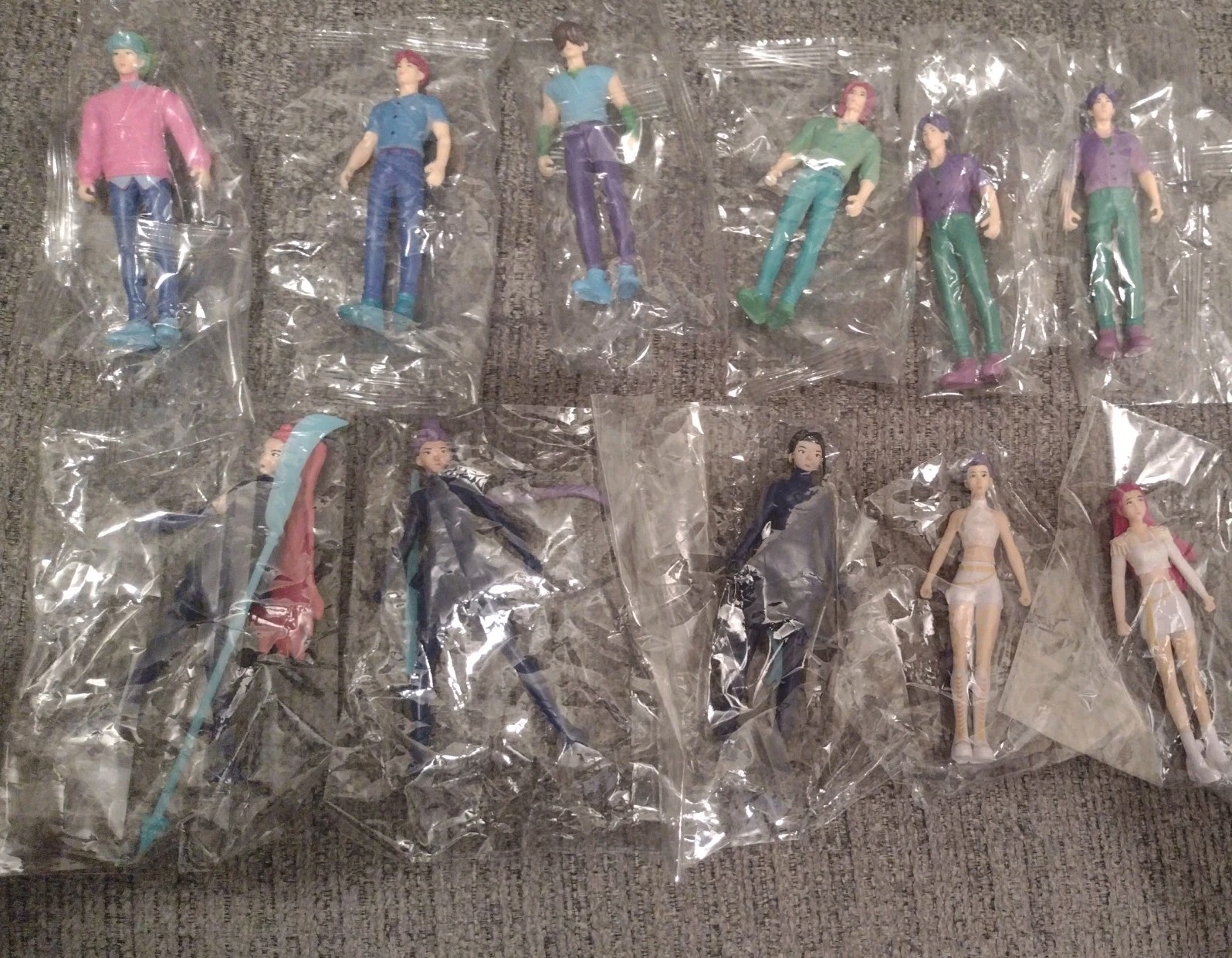 Lot of 11 Kpop Demon Hunters Action Figures Toy Derpys Rumi, Mira & Zoey NEW