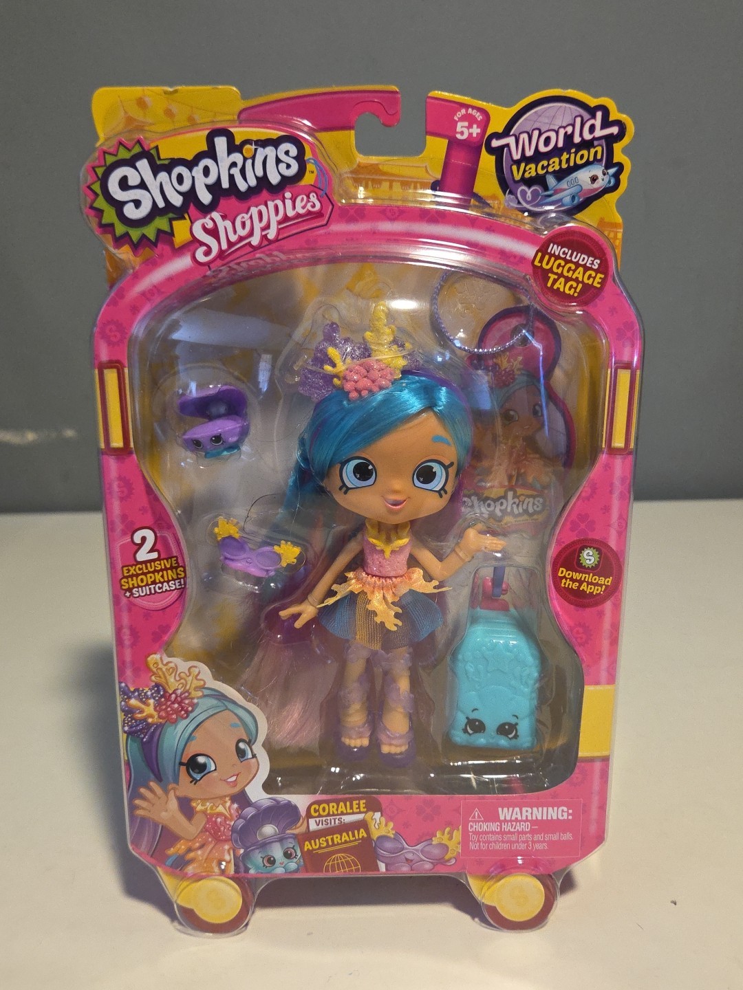 Shopkins Shoppies World Vacation Coralee Visit Australia New In Box
