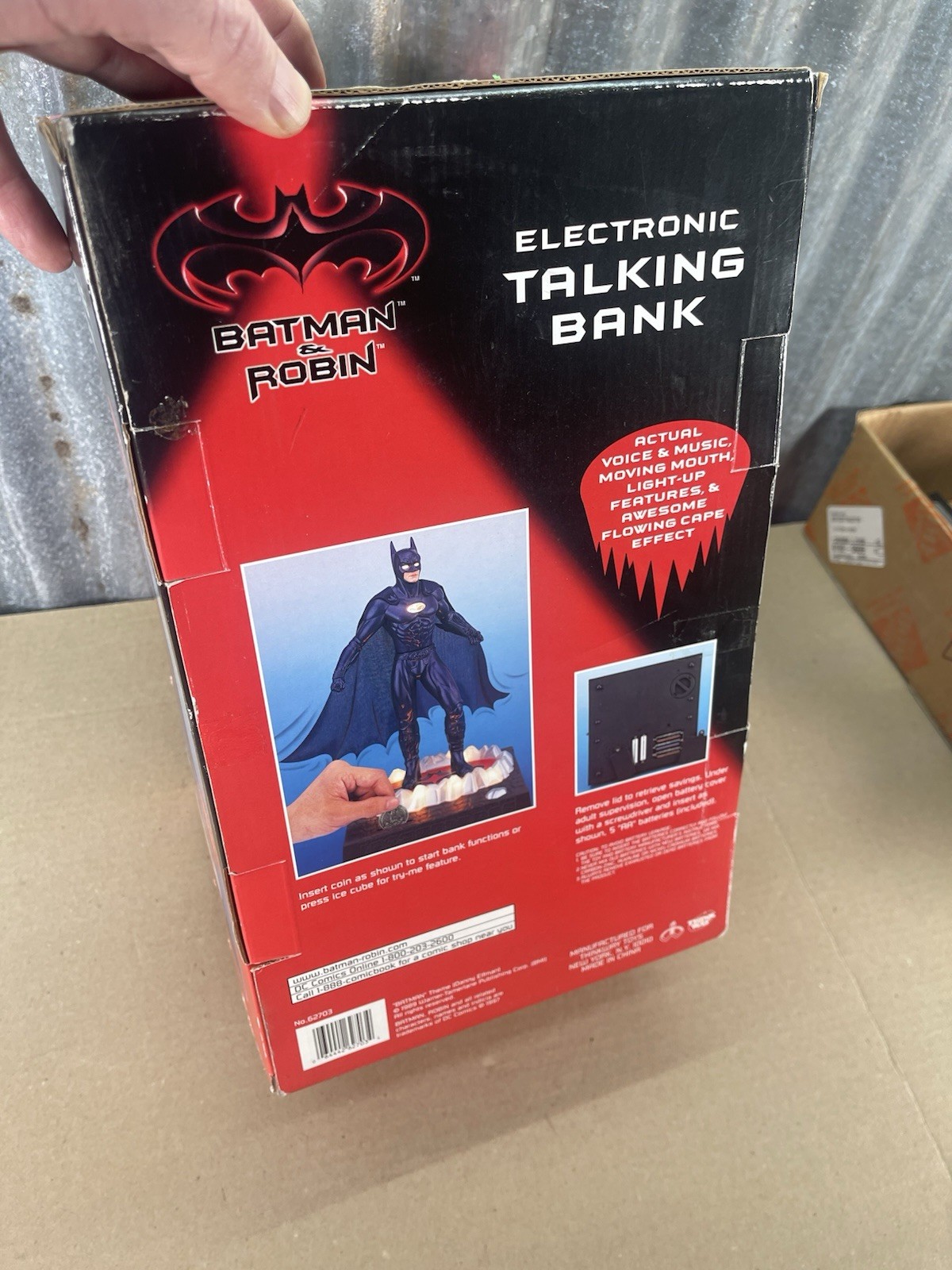 Batman & Robin, Batman Electronic Talking Bank, Needs Batteries (D1)