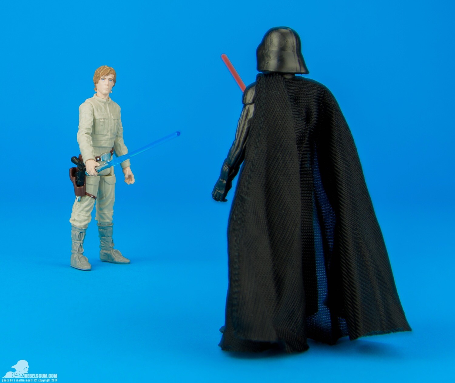 STAR WARS REBELS MISSION SERIES MS03 LUKE SKYWALKER & DARTH VADER FIGURES RARE