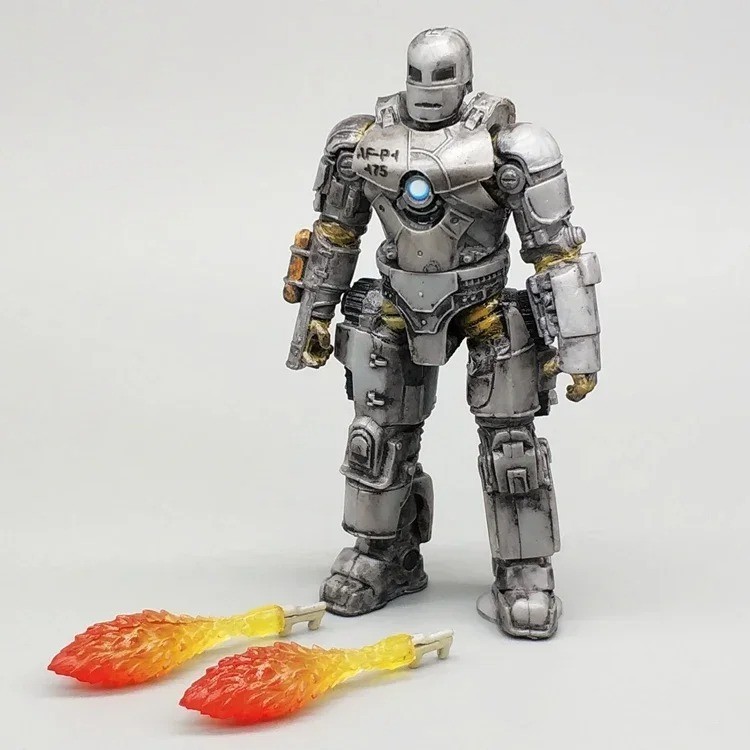 Marvel Avengers Iron Man 1 Mark 1 MK1 Ironman Toy Action Figure Collection Model