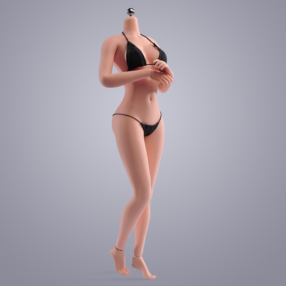 USA 1:6 Female Normal Skin Large Bust Breast 12in Flexible Seamless Figure Body