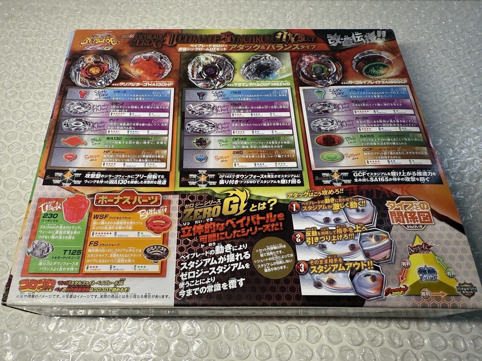 BBG-24 Zero-G Ultimate Synchrom DX Set Beyblade Metal Fight Takara Tomy