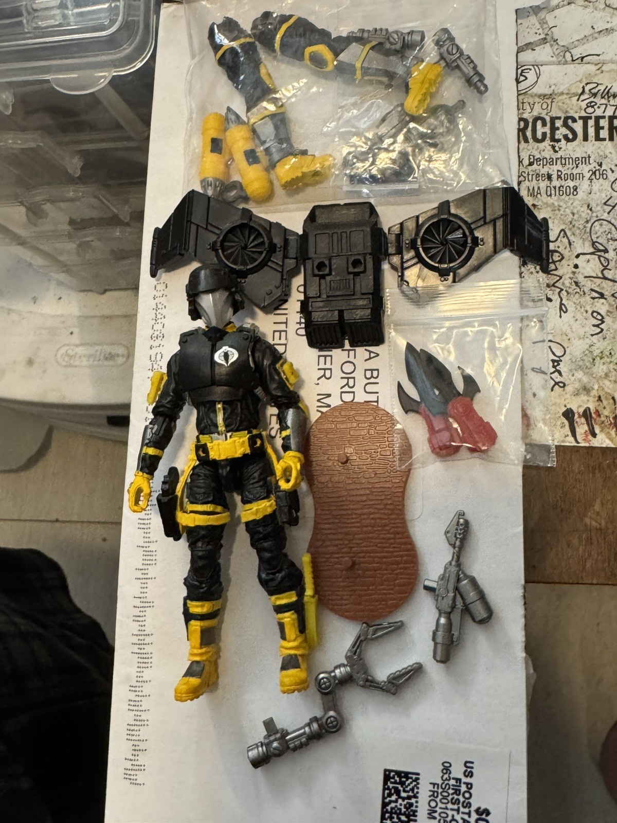 1:18 Marauders Task Force custom cobra gi Joe COBRA B.A.T. Extra parts