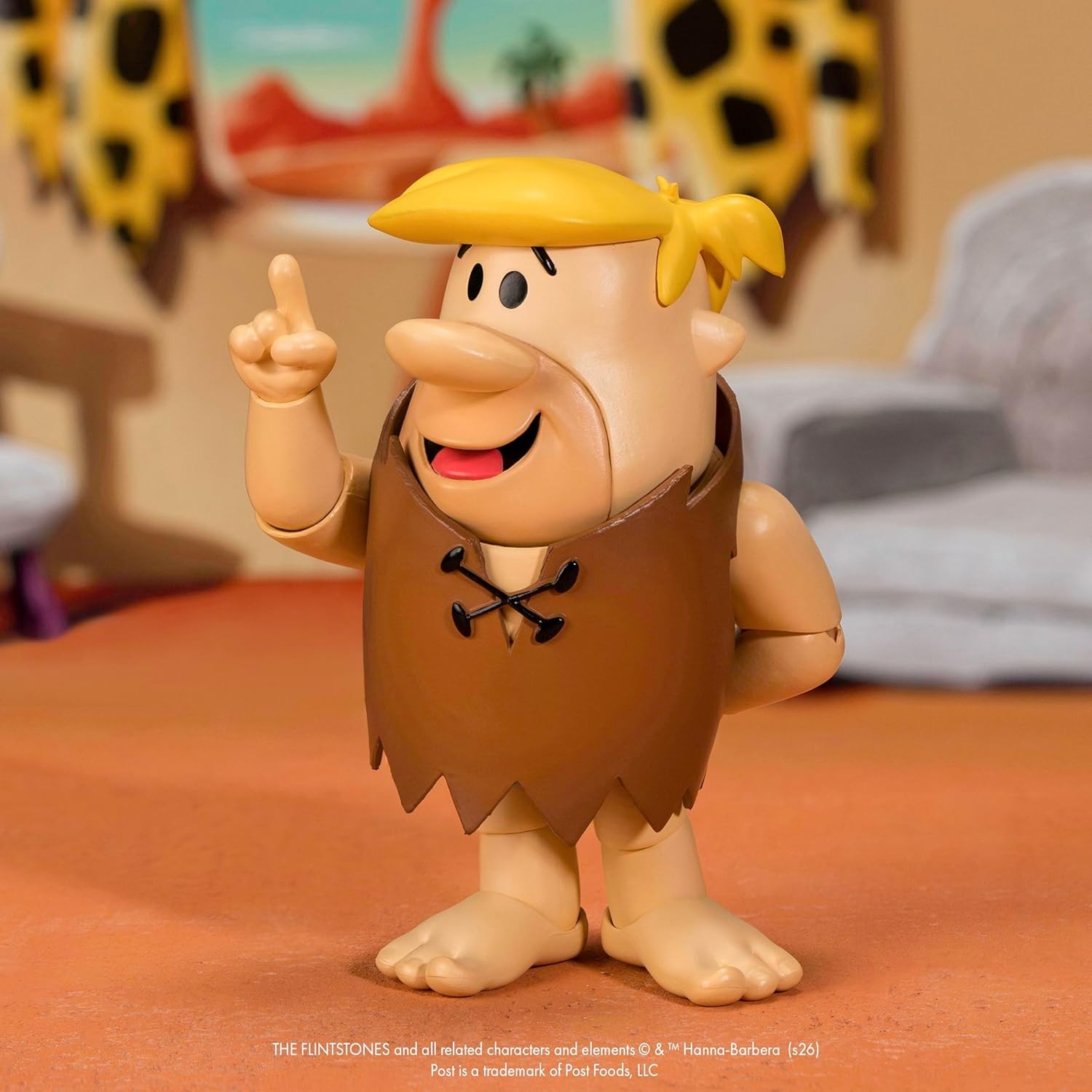 Jada Toys Cocoa Pebbles Barney Rubble The Flintstones Action Figure Toy 1:12