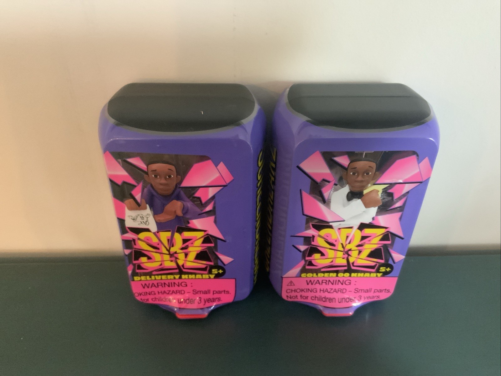 ScreenBreakZ Toys Set Of 2 Delivery Khaby & Golden Khaby Ages 5+ New Sealed