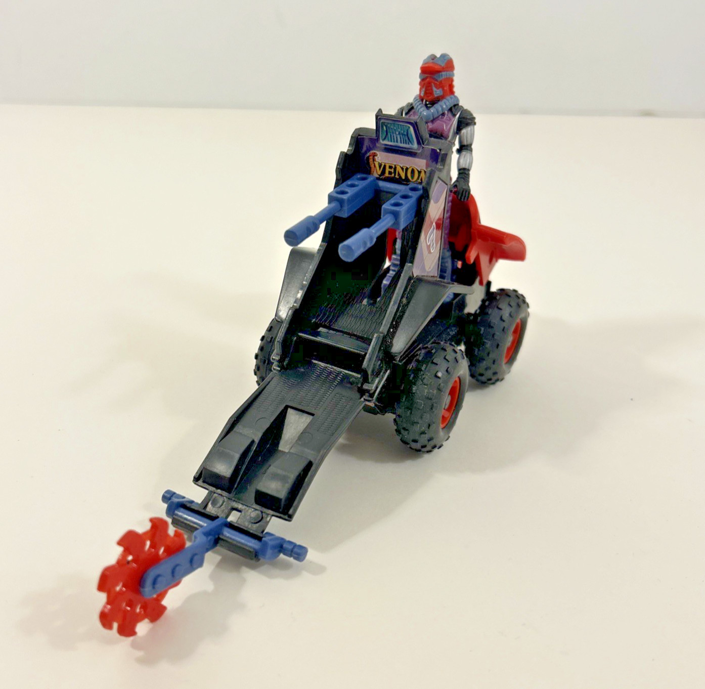 Vintage 1987 Kenner M.A.S.K. MASK Iguana & Lester Sludge ATV Vehicle Complete