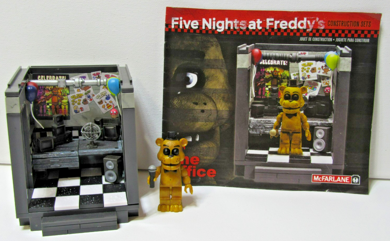 Five Nights At Freddy’s Original McFarlane Construction Set The Office FNF
