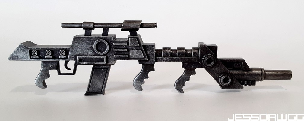 1/6 Sci-Fi blaster rifle for 12&Prime; Figure Star Wars hot Toys Sideshow Trek