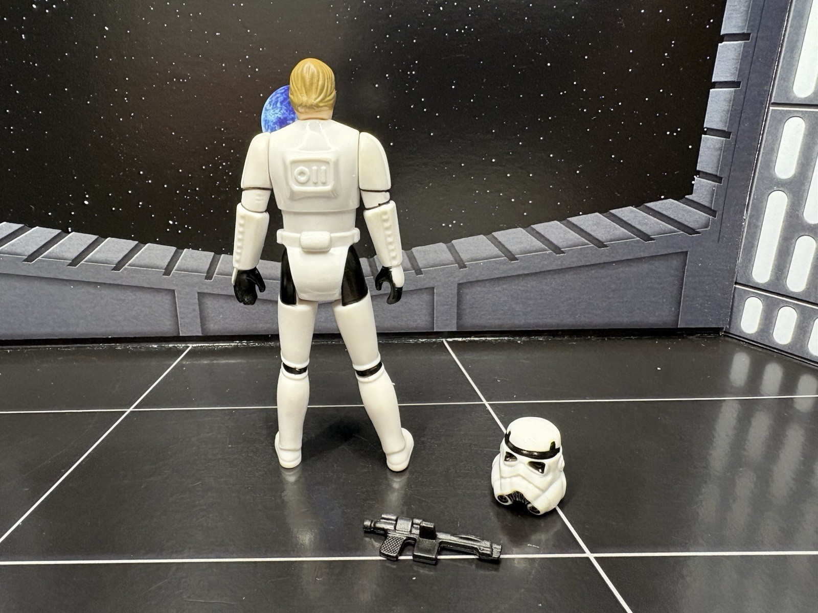 Stan Solo Custom Luke Skywalker Stormtrooper Disguise Figure w/ Helmet & Blaster