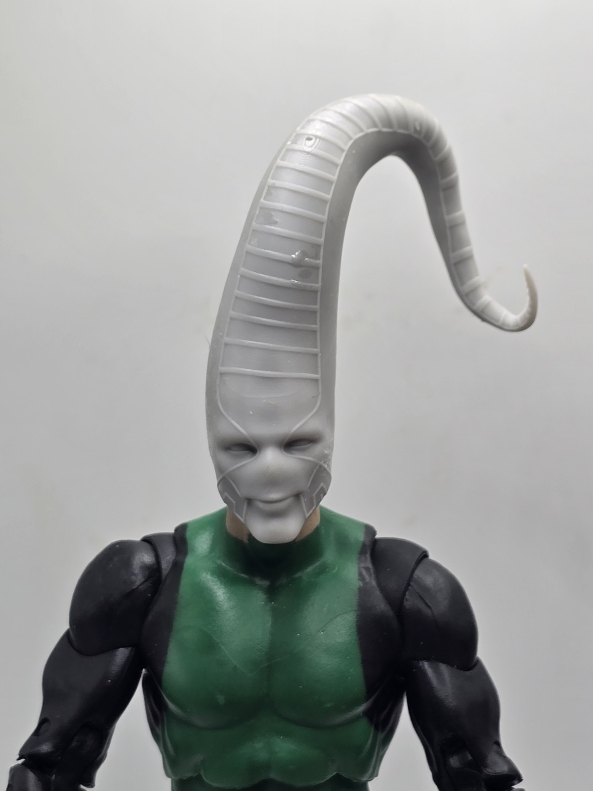 3d Printed BLUE LANTERN SAINT WALKER Head 1:10 7&Prime; SELECT DC MULTIVERSE