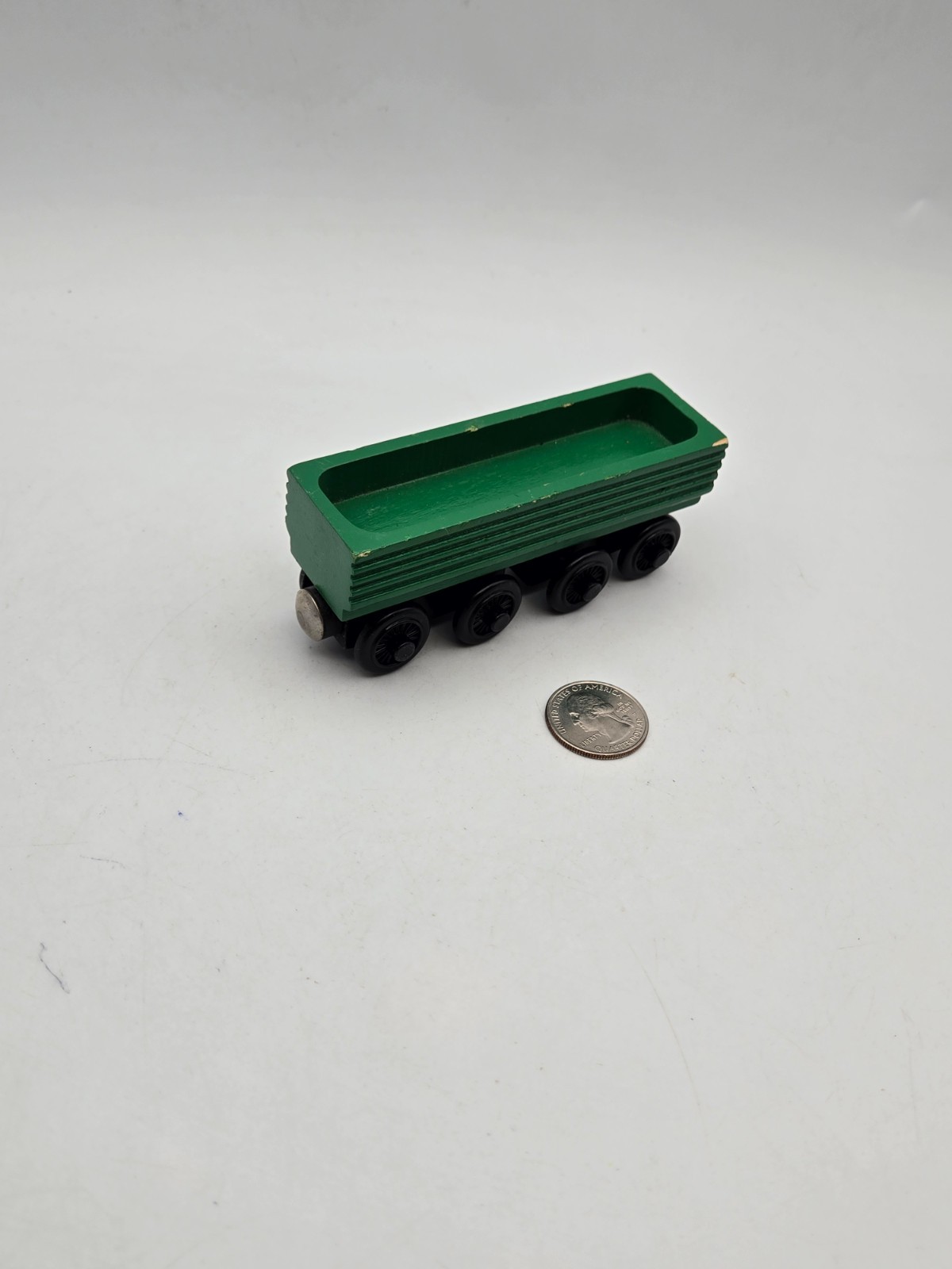 Thomas & Friends Train Tank Engine Wooden Railway – Henry&rsquo;s Green Log Car – 1997
